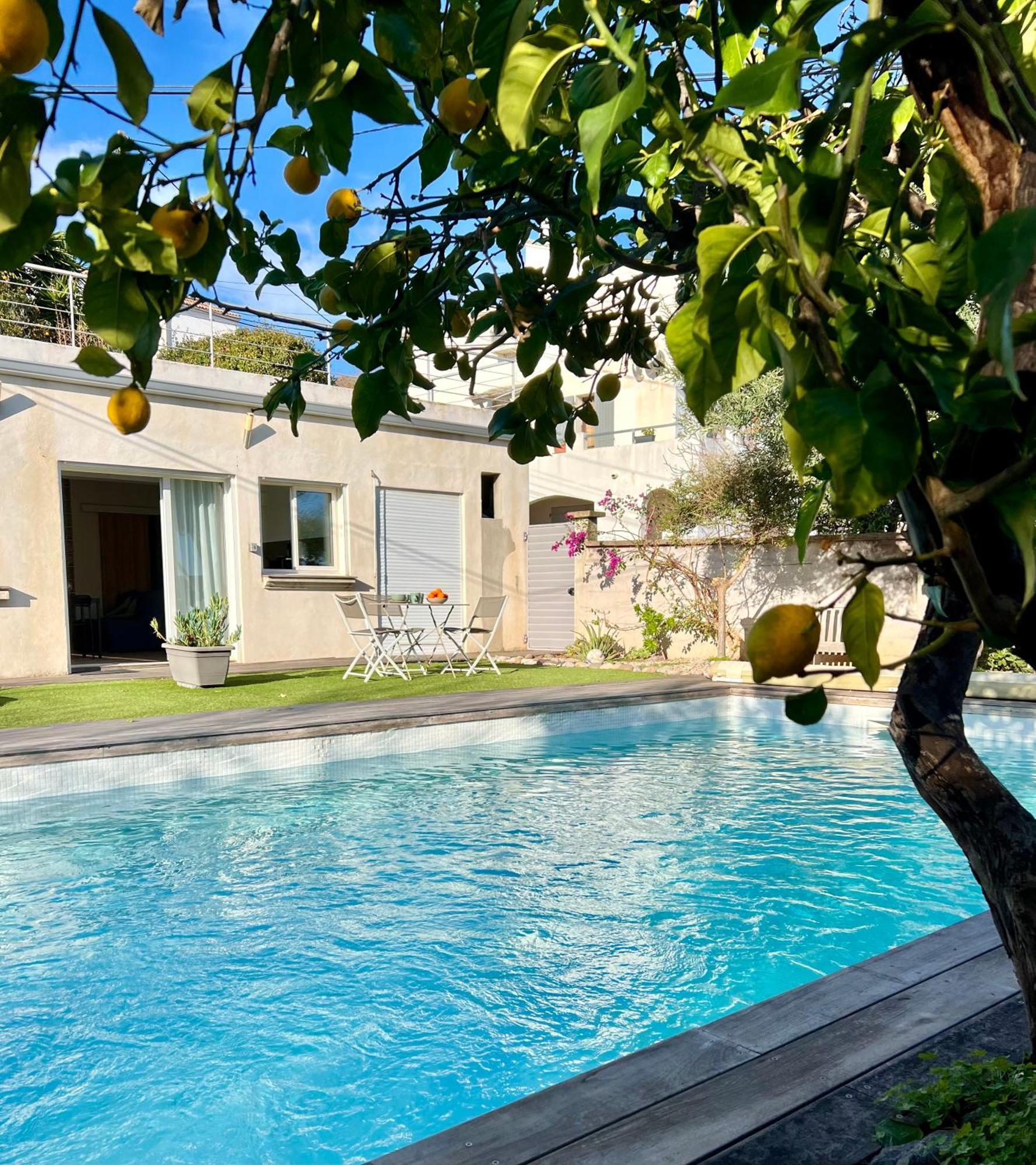 Appartement L'Arancetu Vue Mer Avec Piscine Biguglia  Exteriör bild